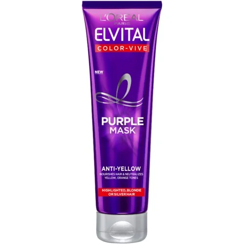 Loreal Paris Color-Vive Elvital Purple Mask 150 ml v:7874845