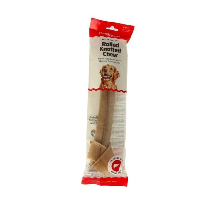 Dogman Tyggknute Rullet Brun 30 cm v:6014709