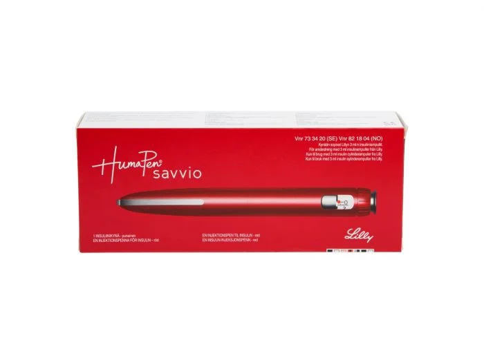 HumaPen Savvio Rød 1 stk v:8773980