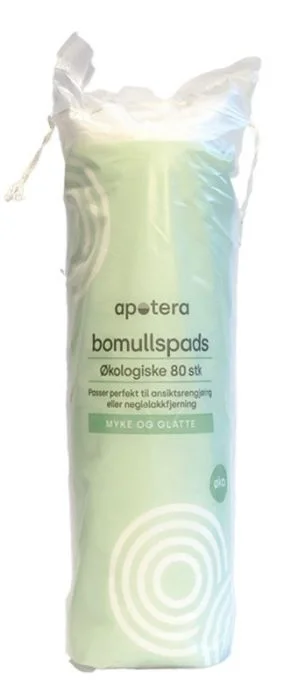 Apotera Bomullspads 80 stk v:9088301 Apotera Bomullspads 80 stk v:9088301