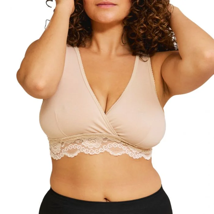 Carriwell sove- og amme-BH beige XL v:4961353