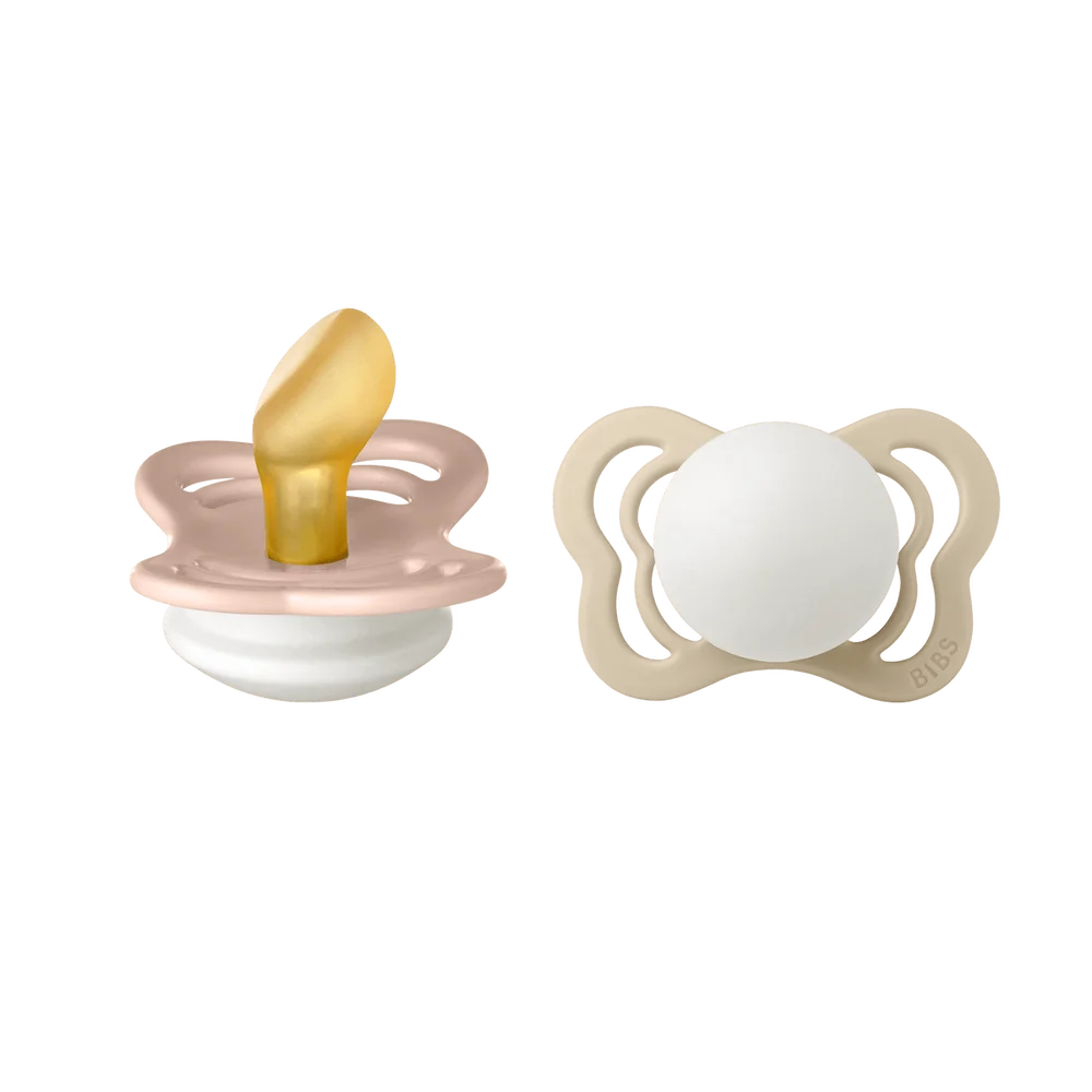 BIBS Couture GLOW Latex Blush/Vanilla 2 pak – Flere størrelser v:5220270 BIBS Couture GLOW Latex Blush/Vanilla 2 pak – Flere størrelser v:5220270