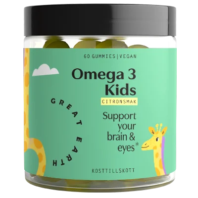 Great Earth Omega 3 Kids 60 stk v:3013660