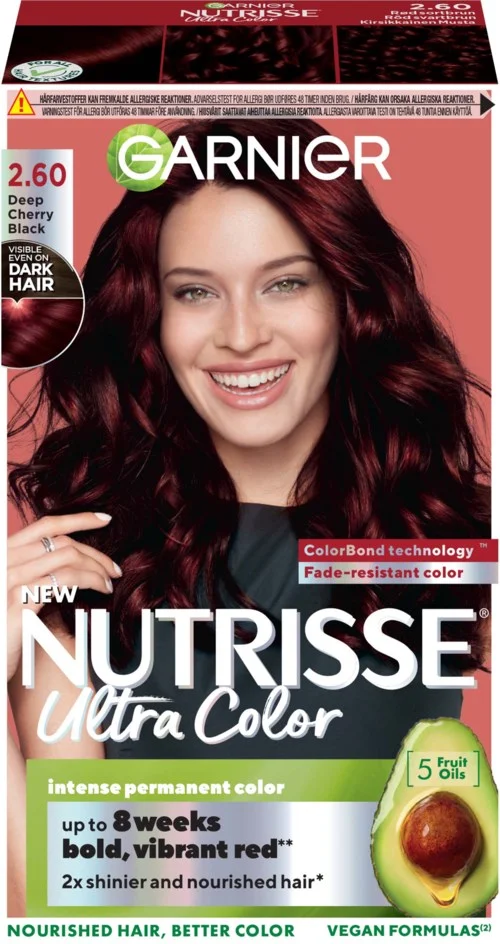 Garnier Nutrisse Ultra Color 2.60 Deep Cherry Black 2.60 Deep Cherry Black v:3232479 Garnier Nutrisse Ultra Color 2.60 Deep Cherry Black 2.60 Deep Cherry Black v:3232479