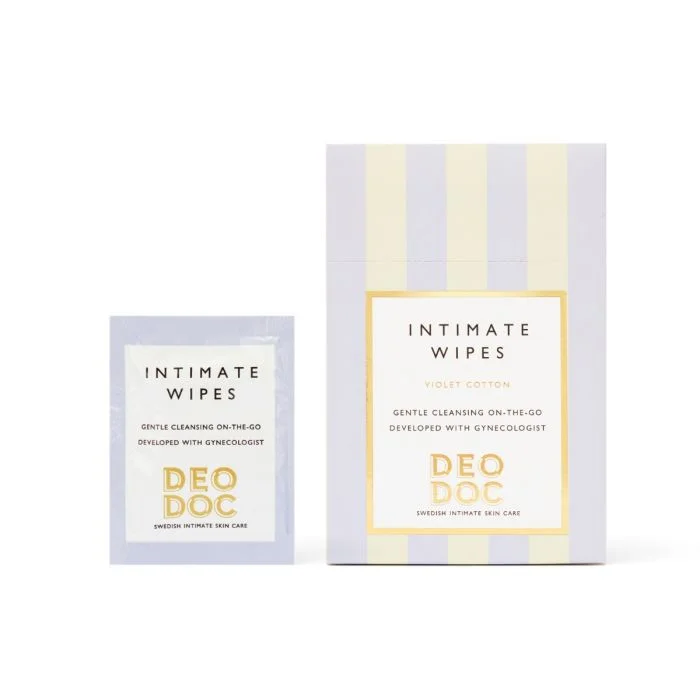 DeoDoc Intimate Wipes Violet Cotton 10 stk v:9236240 DeoDoc Intimate Wipes Violet Cotton 10 stk v:9236240