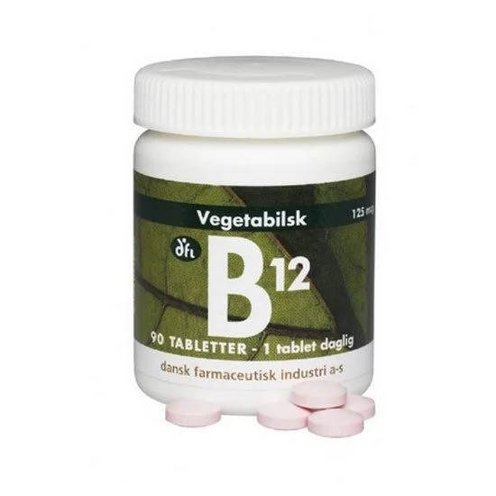 B12 Methylcobalamin – 125 mcg – 90 tabletter v:9635547 B12 Methylcobalamin – 125 mcg – 90 tabletter v:9635547