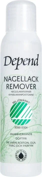 Depend neglelakkfjerner svanen 100 ml | svanemerket v:6007314 Depend neglelakkfjerner svanen 100 ml | svanemerket v:6007314