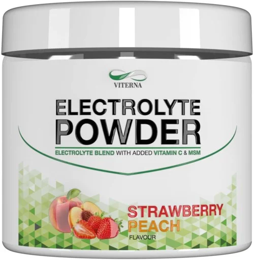 Viterna Electrolyte Powder Strawberry Peach Vegan 120 g v:9312060 Viterna Electrolyte Powder Strawberry Peach Vegan 120 g v:9312060