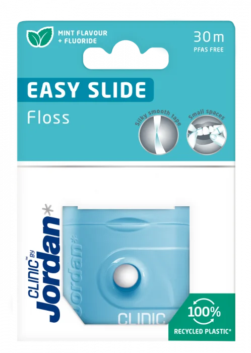 Jordan Clinic Easyslide Floss tanntråd 30 m v:8814821 Jordan Clinic Easyslide Floss tanntråd 30 m v:8814821