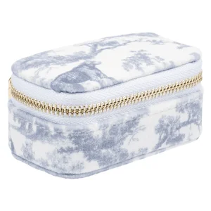 DARK Velvet Jewellery Box Micro Country Blue Savannah Pattern v:5153629 DARK Velvet Jewellery Box Micro Country Blue Savannah Pattern v:5153629