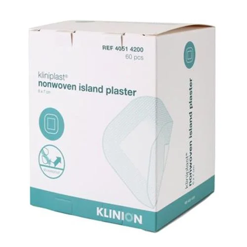 Kliniplast væsketett plaster 6x7cm – 60 stk v:6173379 Kliniplast væsketett plaster 6x7cm – 60 stk v:6173379