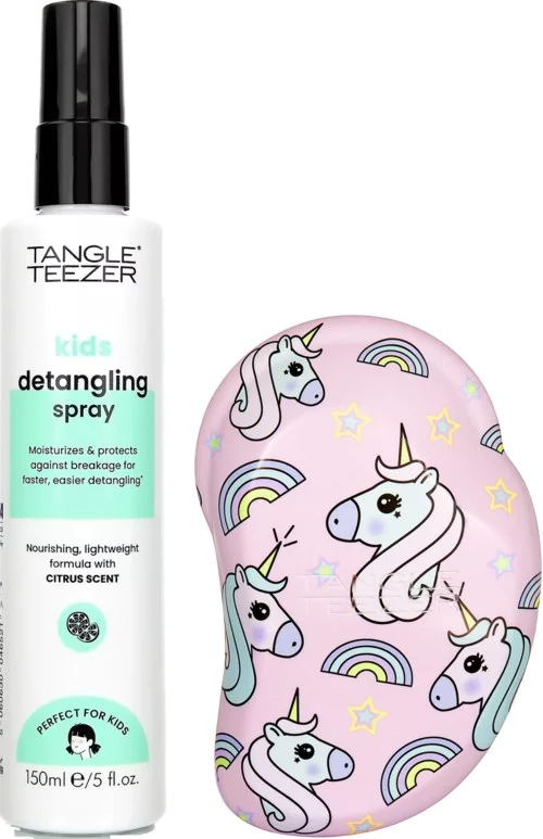 Tangle Teezer For Kids Bundle Detangling Spray 150 ml & Detangler Mini Unicorn Magic v:1755494 Tangle Teezer For Kids Bundle Detangling Spray 150 ml & Detangler Mini Unicorn Magic v:1755494