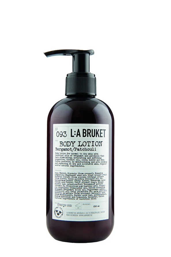 093 Body Lotion Bergamot/Patchouli 240 ml – L:A BRUKET v:4741104 093 Body Lotion Bergamot/Patchouli 240 ml – L:A BRUKET v:4741104