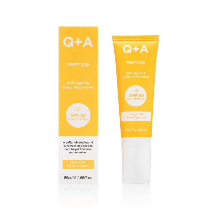 Q+A Peptide SPF 50 Renewing Face Sunscreen 50 ml v:4630744