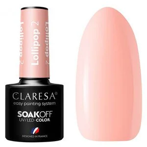 Claresa Nail Polish Hybrid Soak Off Lollipop 02 5ml v:9545763 Claresa Nail Polish Hybrid Soak Off Lollipop 02 5ml v:9545763