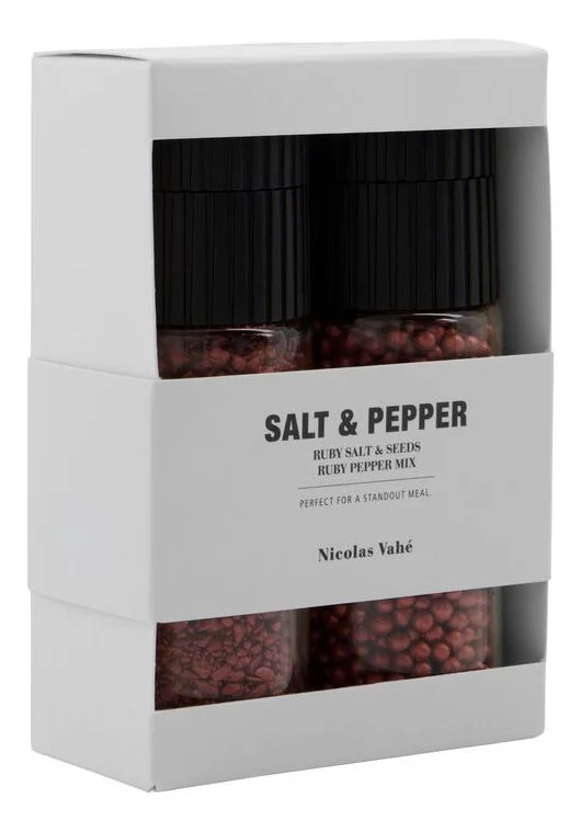Nicolas Vahé Gift Box Ruby Salt & Seeds + Pepper Mix – 1 stk. v:6626377
