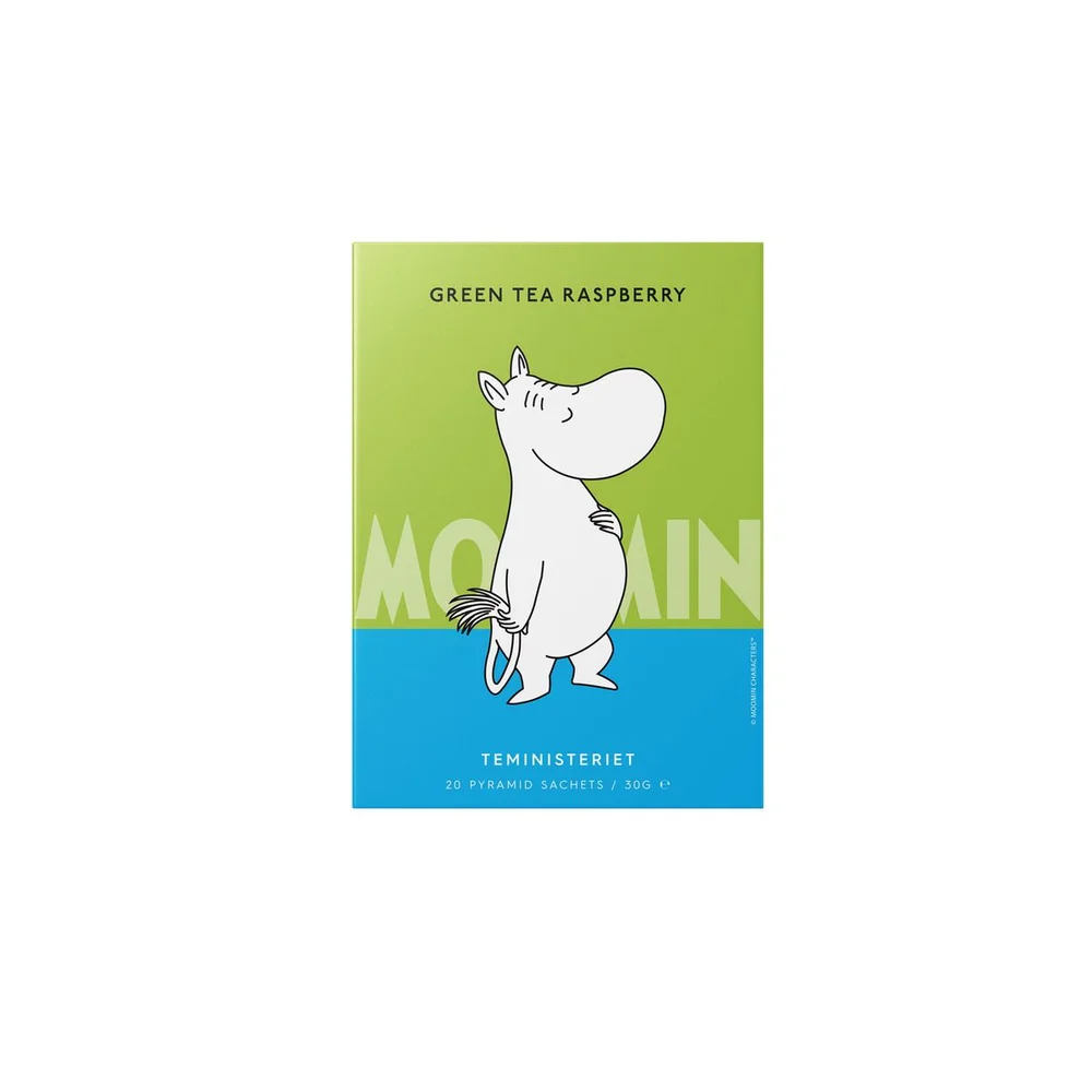 Teministeriet Moomin Green Tea Raspberry pyramider – 20 stk. v:9166789 Teministeriet Moomin Green Tea Raspberry pyramider – 20 stk. v:9166789