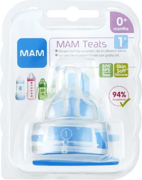 MAM Flaskesmokk Teat str 1 v:1568878 MAM Flaskesmokk Teat str 1 v:1568878