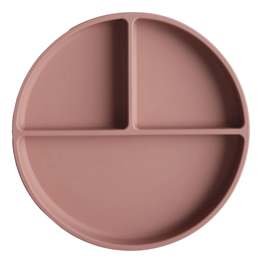 Mushie Silikone Tallerken Romdelt Cloudy Mauve – 1 stk. v:8930735 Mushie Silikone Tallerken Romdelt Cloudy Mauve – 1 stk. v:8930735