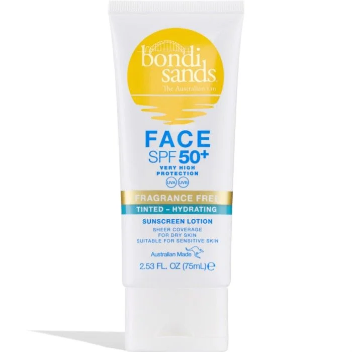 Bondi Sands SPF 50+ Fragrance Free Hydrating Tinted Face Lotion 75 ml v:8170746