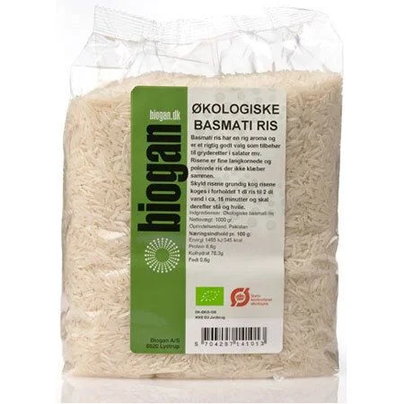 Biogan Basmatiris hvite Ø – 1 kg v:1132512