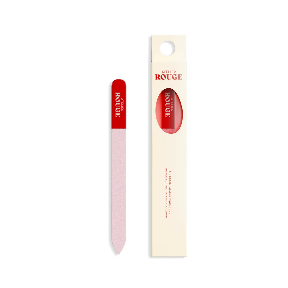 Classic Glass Nail File Red/Pink Classic Glass Nail File Red/Pink – Atelier Rouge v:3457524