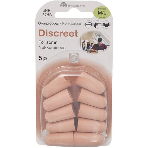 Discreet Ørepropper | Str. L v:9469114