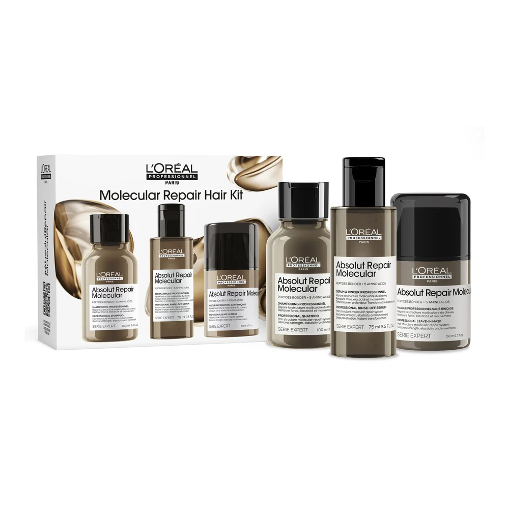 Absolut Repair Molecular Discovery Set Mini 100 ml + 75 ml + 50 ml – L’Oréal Professionnel v:8282982 Absolut Repair Molecular Discovery Set Mini 100 ml + 75 ml + 50 ml – L’Oréal Professionnel v:8282982