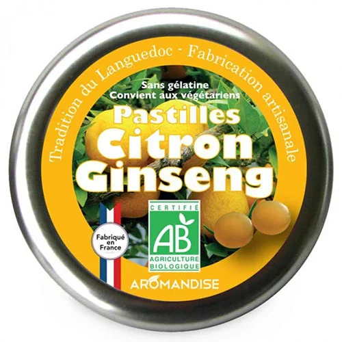 Pastiller Økologisk | Sitron Og Ginseng v:7843021