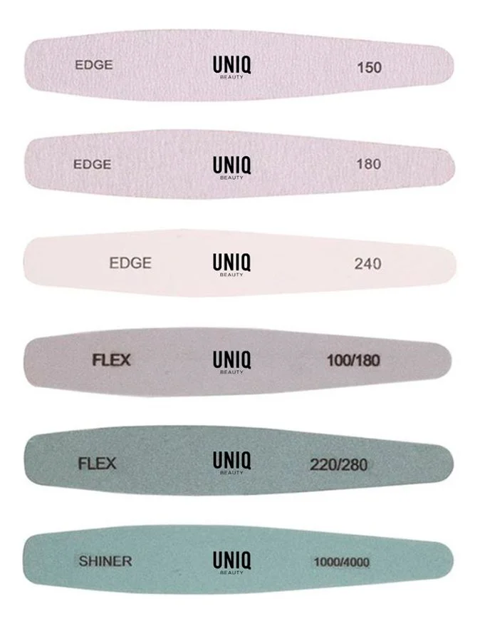 UNIQ Multi-Grit Nail File & Buffer Kit Diamond Shaped – 6 stk. v:4438363 UNIQ Multi-Grit Nail File & Buffer Kit Diamond Shaped – 6 stk. v:4438363