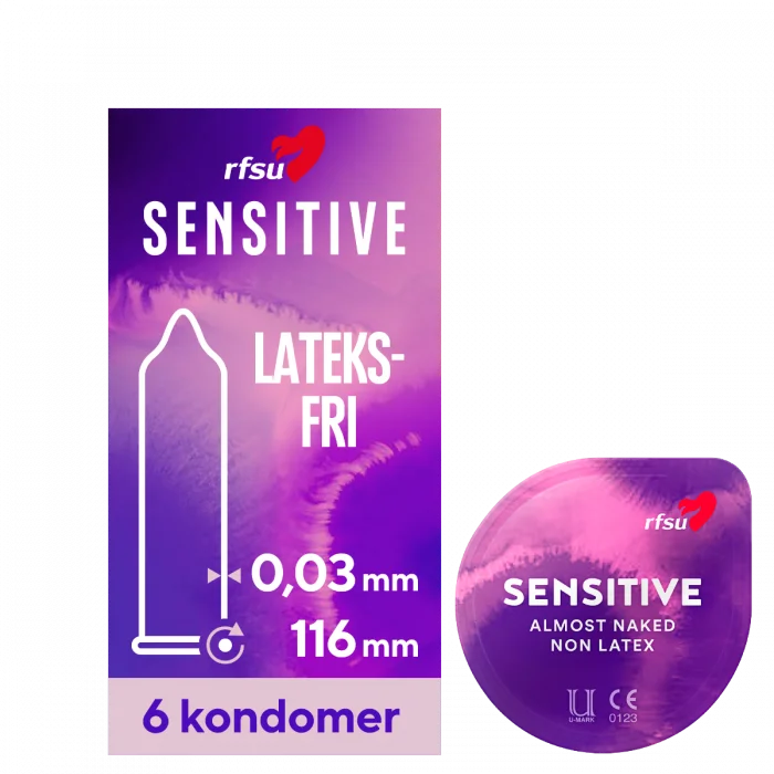 RFSU So Sensitive kondomer 6 stk | Lateksfrie kondomer v:7082103