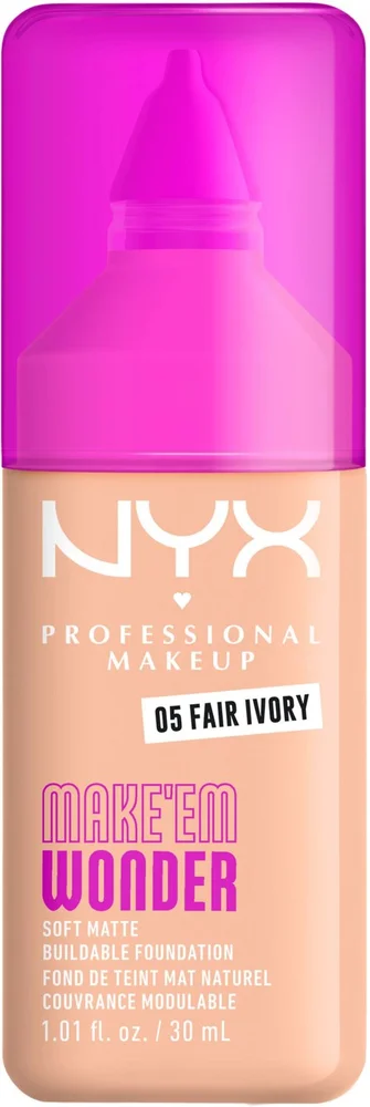 NYX PROFESSIONAL MAKEUP Make Em Wonder Foundation 05 Fair Ivory v:4475213