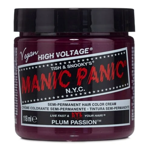 Manic Panic Semi-Permanent Hair Color Cream Plum Passion v:9195022