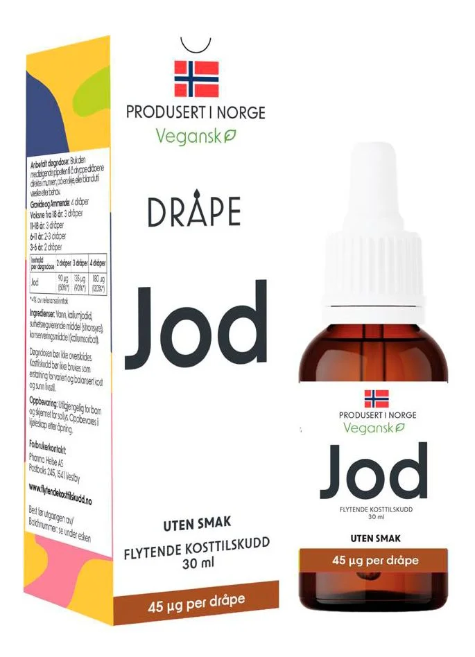 Dråpe Vegansk Jod - 30 ml. v:7311395