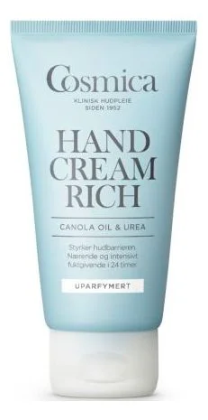 Cosmica Hand Cream Rich Uten Parfyme – 75 ml. v:2948267 Cosmica Hand Cream Rich Uten Parfyme – 75 ml. v:2948267