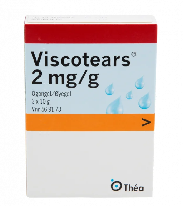Viscotears 2 mg/g øyegel 3×10 g v:5404197 Viscotears 2 mg/g øyegel 3×10 g v:5404197