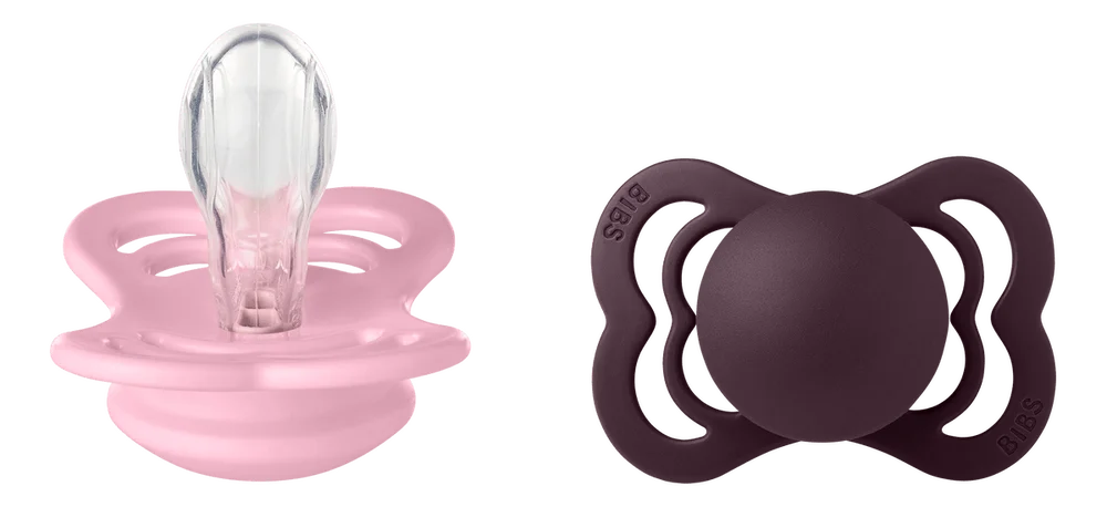 BIBS Pacifier Supreme Silicone Str. 1 Baby Pink/Plum – 2 stk. v:1288485 BIBS Pacifier Supreme Silicone Str. 1 Baby Pink/Plum – 2 stk. v:1288485