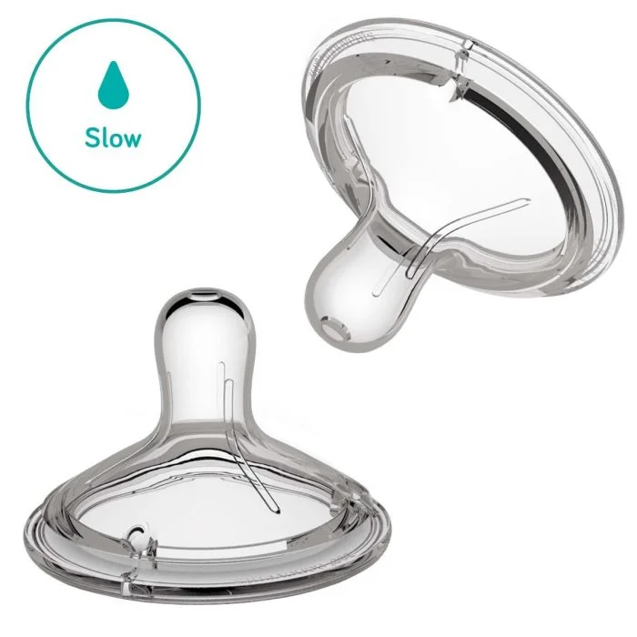 Nanobébé silikon flaskesmokker 0 mnd+ slow flow 2 pk v:9890131 Nanobébé silikon flaskesmokker 0 mnd+ slow flow 2 pk v:9890131