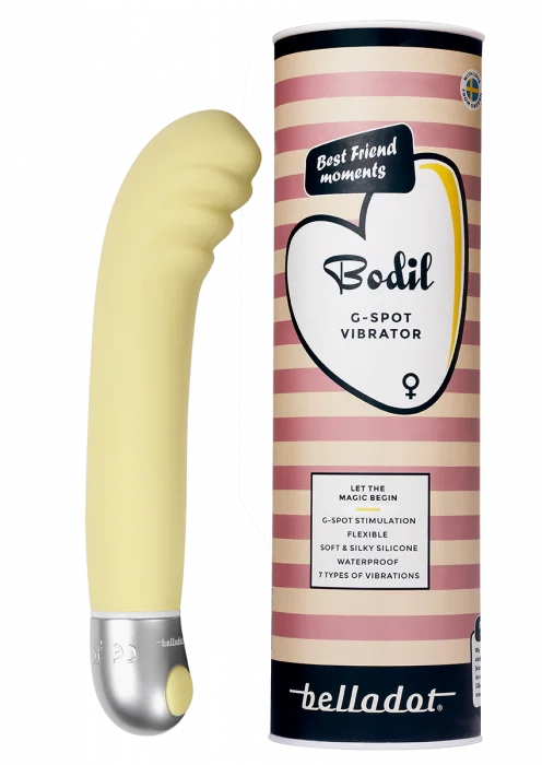 Belladot Bodil G-punkt Vibrator Gul v:9472678