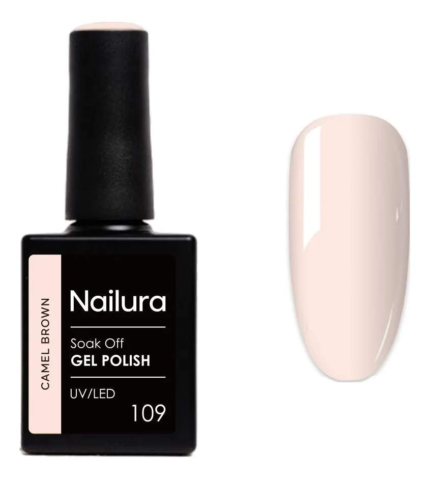 Nailura Gel Polish 109 – Camel Brown – 10 ml. v:1838860