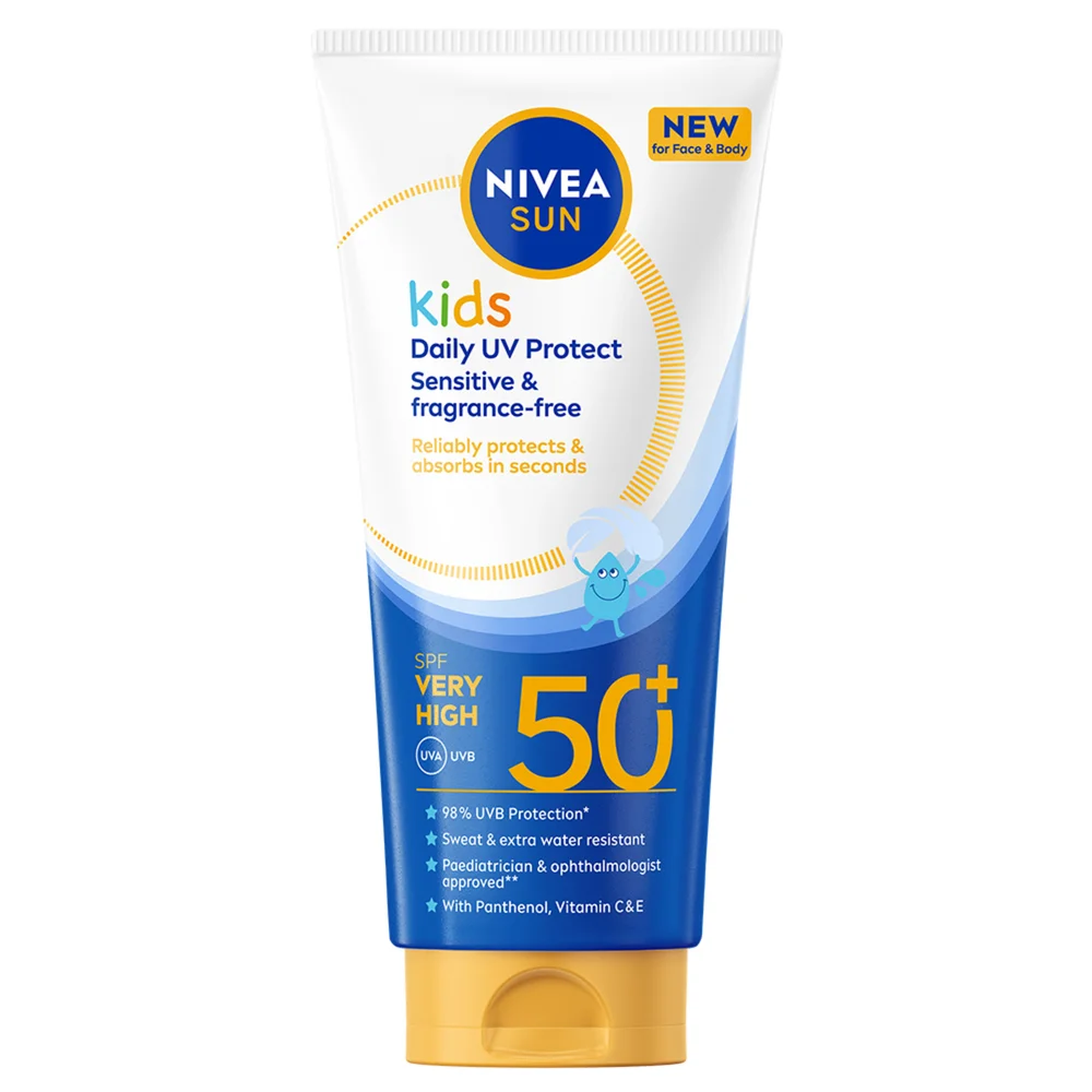 Nivea Solskydd Kids Daily UV Protect Lotion SPF50+ 100ml – NIVEA v:1064412 Nivea Solskydd Kids Daily UV Protect Lotion SPF50+ 100ml – NIVEA v:1064412