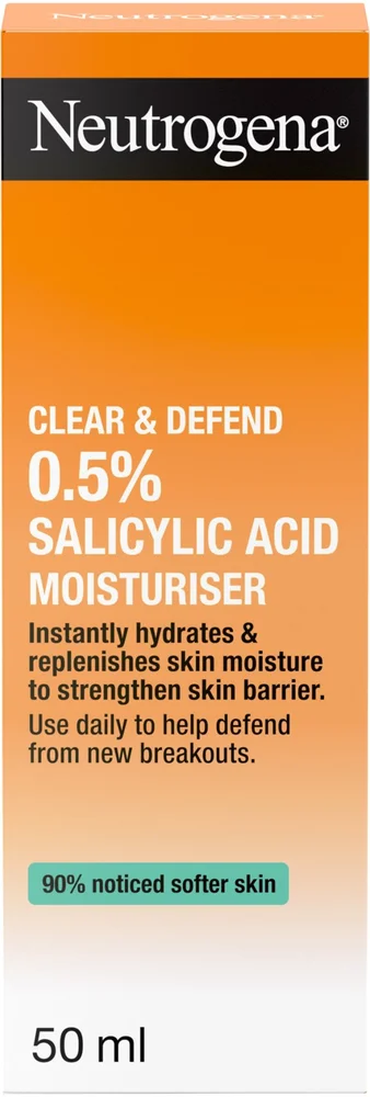 Neutrogena Clear & Defend 0.5 % Salicylic Acid Moisturiser 50 ml v:2850291