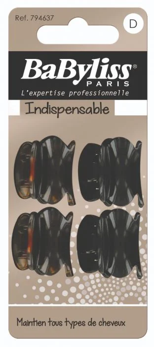 BaByliss hårklyper 4 stk v:5730819 BaByliss hårklyper 4 stk v:5730819