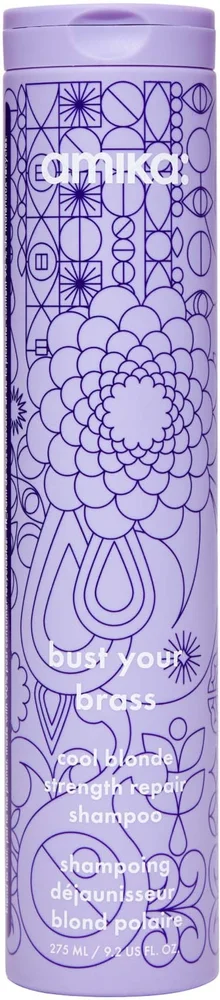 Amika Bust Your Brass Cool Blonde Repair Shampoo 275 ml v:4626397