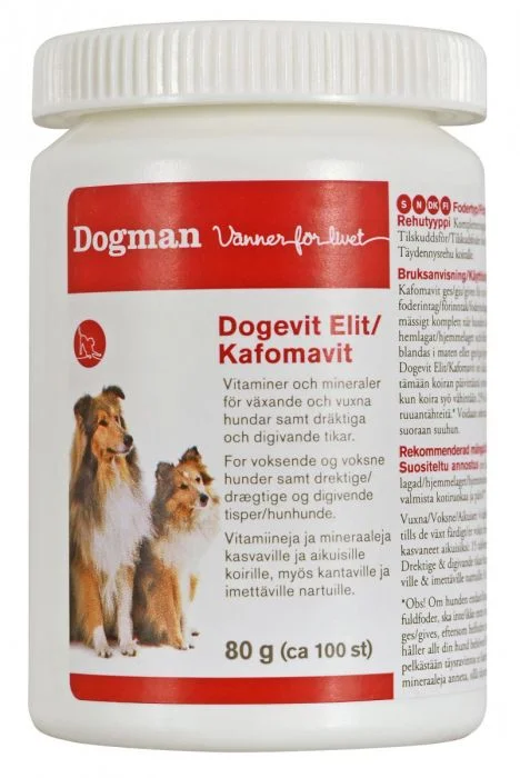 Dogman Dogevit Elit Kafomavit 100stk 100st v:3624210 Dogman Dogevit Elit Kafomavit 100stk 100st v:3624210