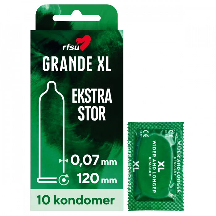 RFSU Grande XL kondomer 10 stk | Store kondomer v:3331001 RFSU Grande XL kondomer 10 stk | Store kondomer v:3331001