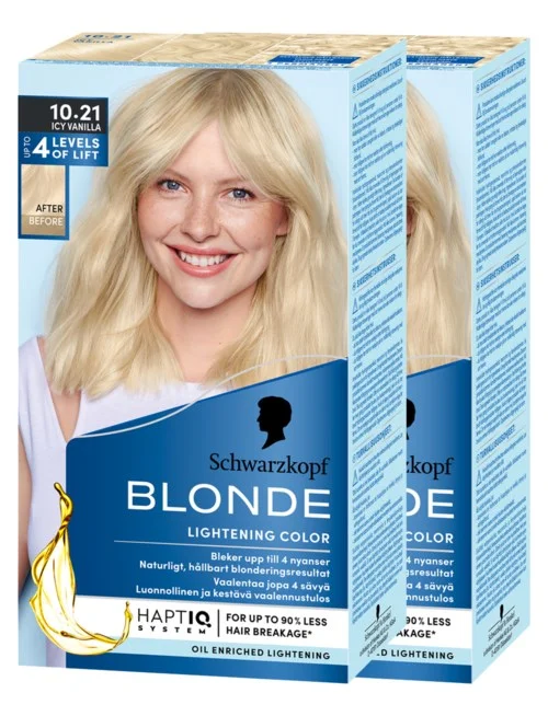 Schwarzkopf Blonde 10.21 Icy Vanilla-2 pack v:6835776 Schwarzkopf Blonde 10.21 Icy Vanilla-2 pack v:6835776
