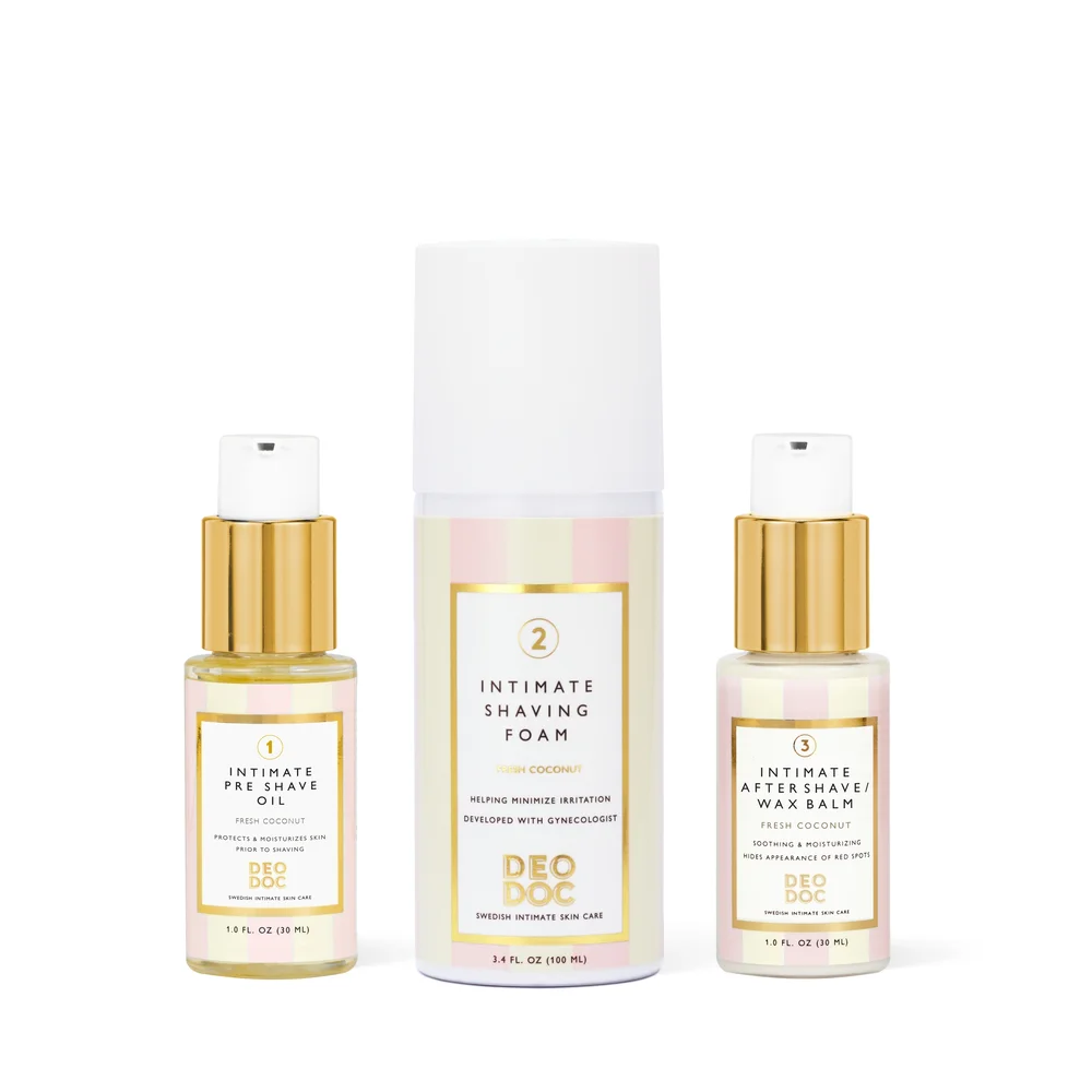 DeoDoc Intime Shaving Trio med kokosduft v:6723296