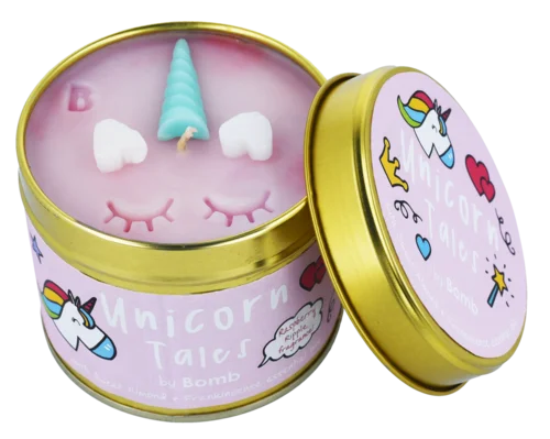 Bomb Cosmetics Tin Candle Unicorn Tales v:3062078