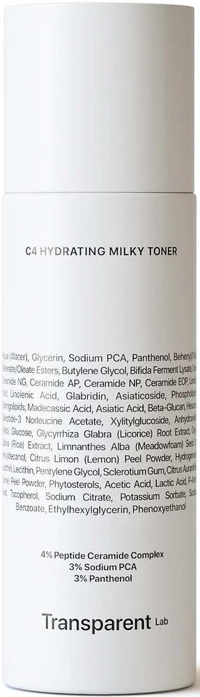NICHE BEAUTY LAB Transparent Lab C4 Hydrating Milky Toner 135 ml v:5901265 NICHE BEAUTY LAB Transparent Lab C4 Hydrating Milky Toner 135 ml v:5901265
